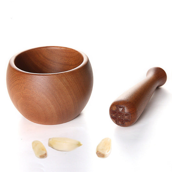 Rounded Mortar Mashed Garlic