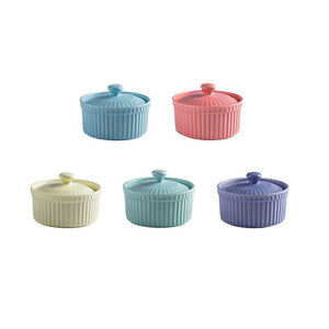 Nordic Ceramic Baking Bowl with Lid