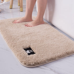 High Wool Bathroom Carpet