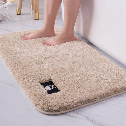 High Wool Bathroom Carpet