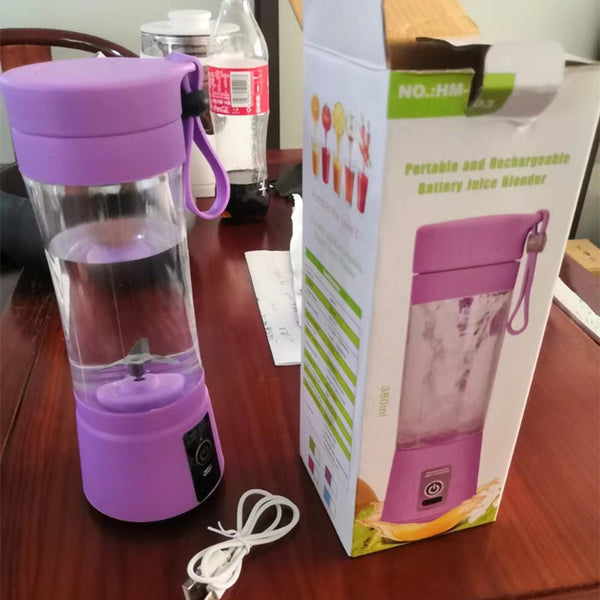 Portable Blender With USB Rechargeable Mini Kitchen Fruit Juice Mixer Home Simple Portable Juice Mixer
