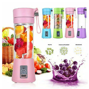 Portable Blender With USB Rechargeable Mini Kitchen Fruit Juice Mixer Home Simple Portable Juice Mixer